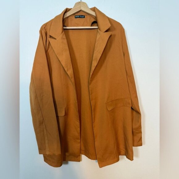 SHEIN Rust Brown Open Front Blazer – Size XL - Picture 2 of 6